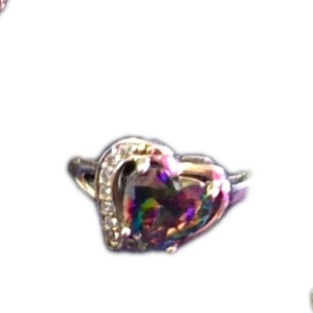 Colorful Gemstone Rings Set